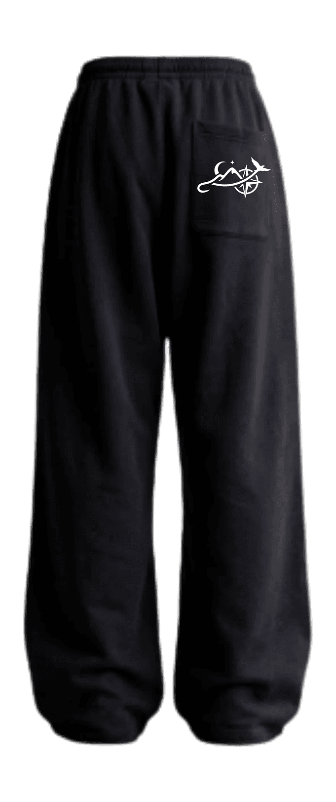 Yatra Sweatpants — Black — back